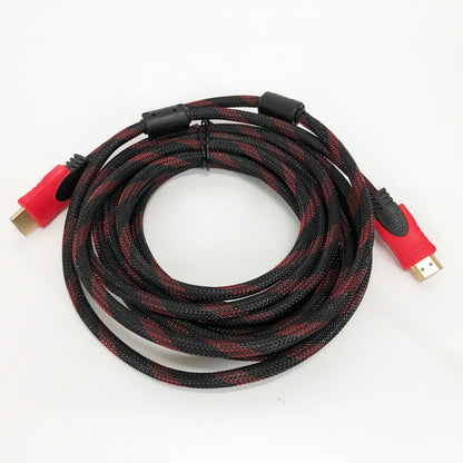 Кабель усиленный 5м переходник адаптер HDMI-HDMI папа-папа аудио видео шнур в обмотке