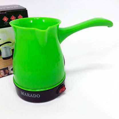 Электрическая турка с автоотключением при закипании для кофе Marado MA-1625. Цвет: зеленый