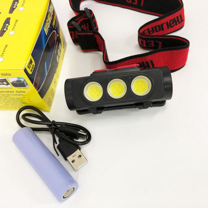 Фонарь налобный аккумуляторный PLD-2119C, Фонарик военный светодиодный налобный фонарик