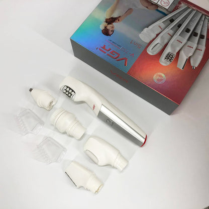 Эпилятор VGR 5 в 1 V-752, 5 насадок. Цвет: красный