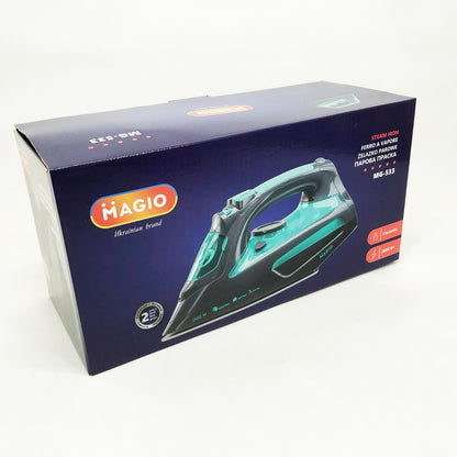Утюг Magio MG-533, Эффективный паровой утюг для одежды, Паровой утюг для домашнего использования