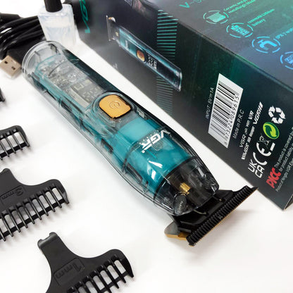 Беспроводная мужская электрическая машинка для стрижки VGR V-961, Триммер аккумуляторный для волос и бороды