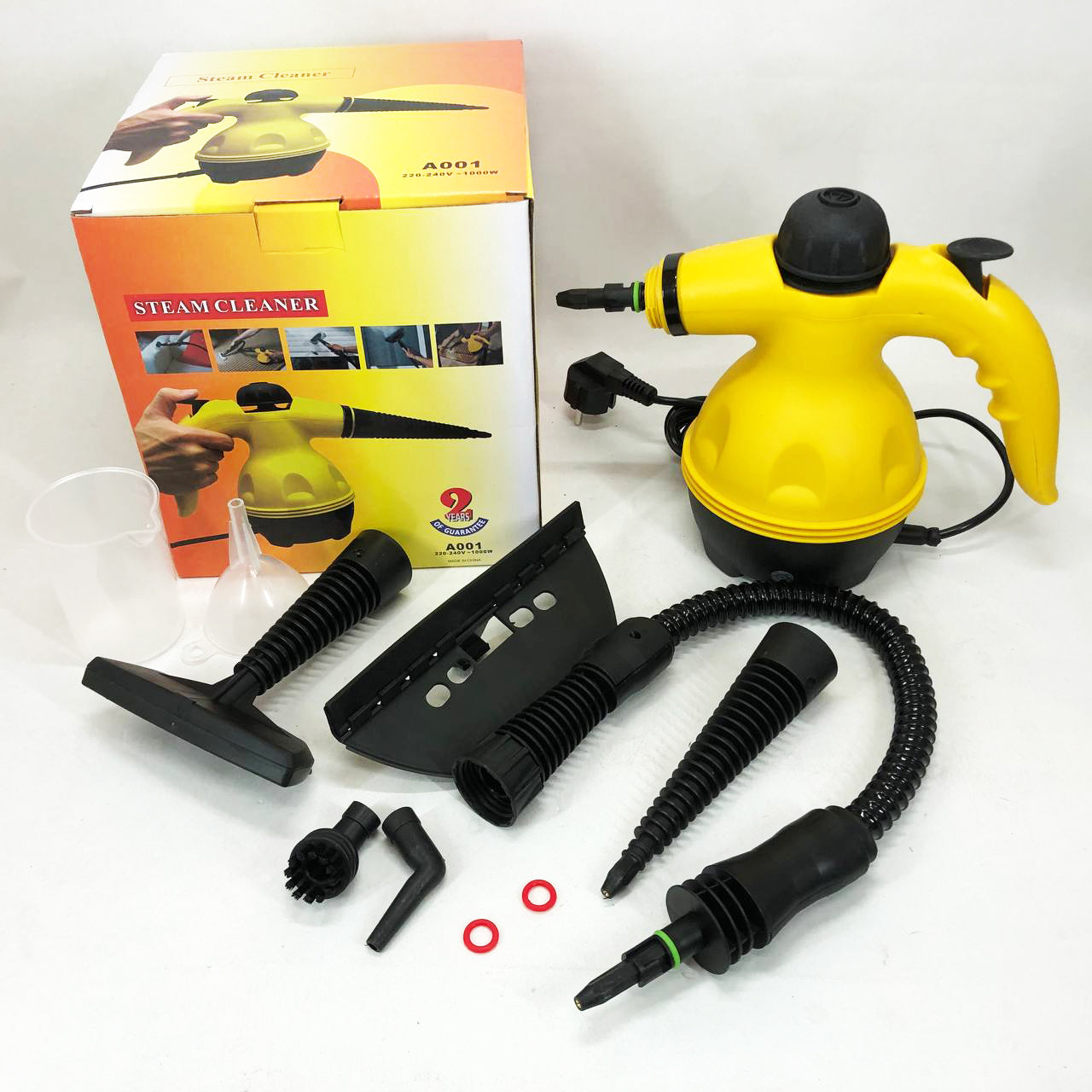 Пароочиститель с функцией отпаривателя Steam Cleaner Pro 1000 Вт 6 насадок