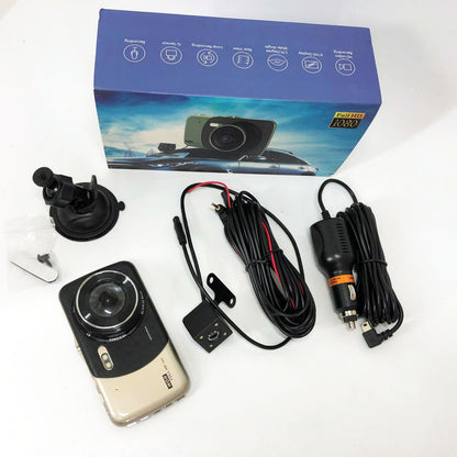 Автомобильный видеорегистратор X600 LCD 4 Angel Lens камеры 1080P Full HD TF