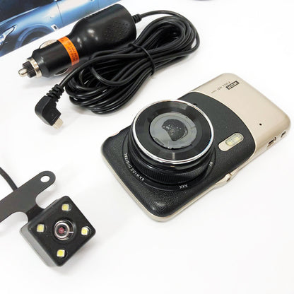 Видеорегистратор автомобильный MHZ DVR CT503 1080P с двумя камерами, Регистратор с камерой на машину