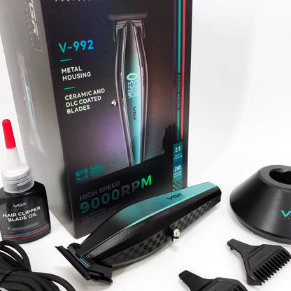 Машинка для стрижки волос с мощным мотором XPRO VGR V-992 с насадками 1-2-3 мм