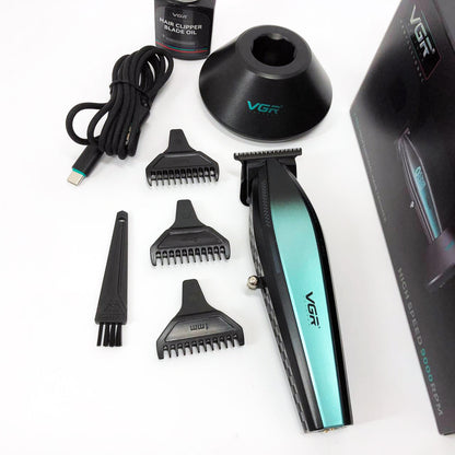 Машинка для стрижки волос с мощным мотором XPRO VGR V-992 с насадками 1-2-3 мм