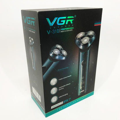 Электробритва портативная бритва VGR V-310 шейвер для бритья бороды и усов с аккумулятором