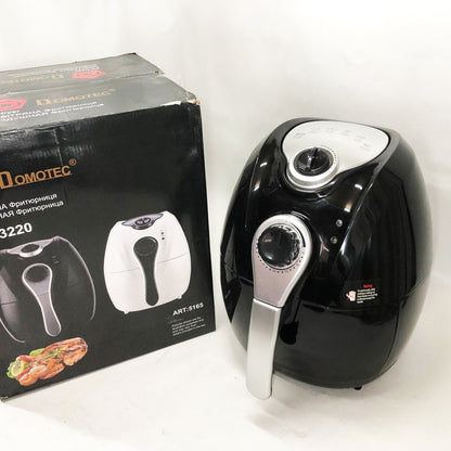 Аерофритниця Мультипіч Аерогриль Domotec MS-3220 1300 Вт 4,5 л Безмасляна з Таймером. Колір: чорний