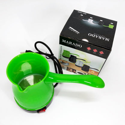 Электрическая турка с автоотключением при закипании для кофе Marado MA-1625. Цвет: зеленый