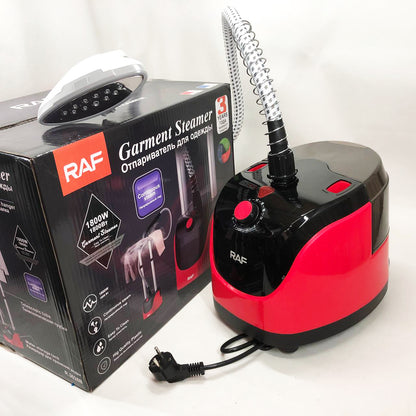 Отпариватель вертикальный для одежды со стойкой RAF R.3038 1800 W. Цвет: красный