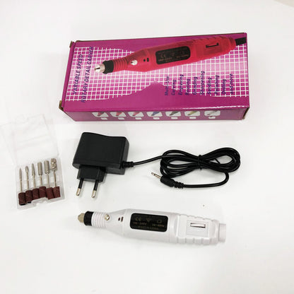 Ручний фрезер для нігтів SmartUs CBM-033 для манікюру та педикюру в домашніх умовах. Колір: білий