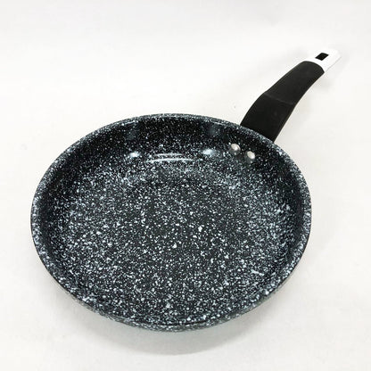 Сковорода UNIQUE UN-5102 20 см. без крышки, светлый гранит. Антипригарная с бакелитовой ручкой