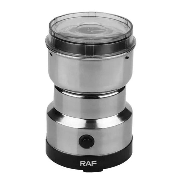 Кофемолка RAF R-7113 мощная роторная, измельчитель электрический, из нержавеющей стали 150 Вт