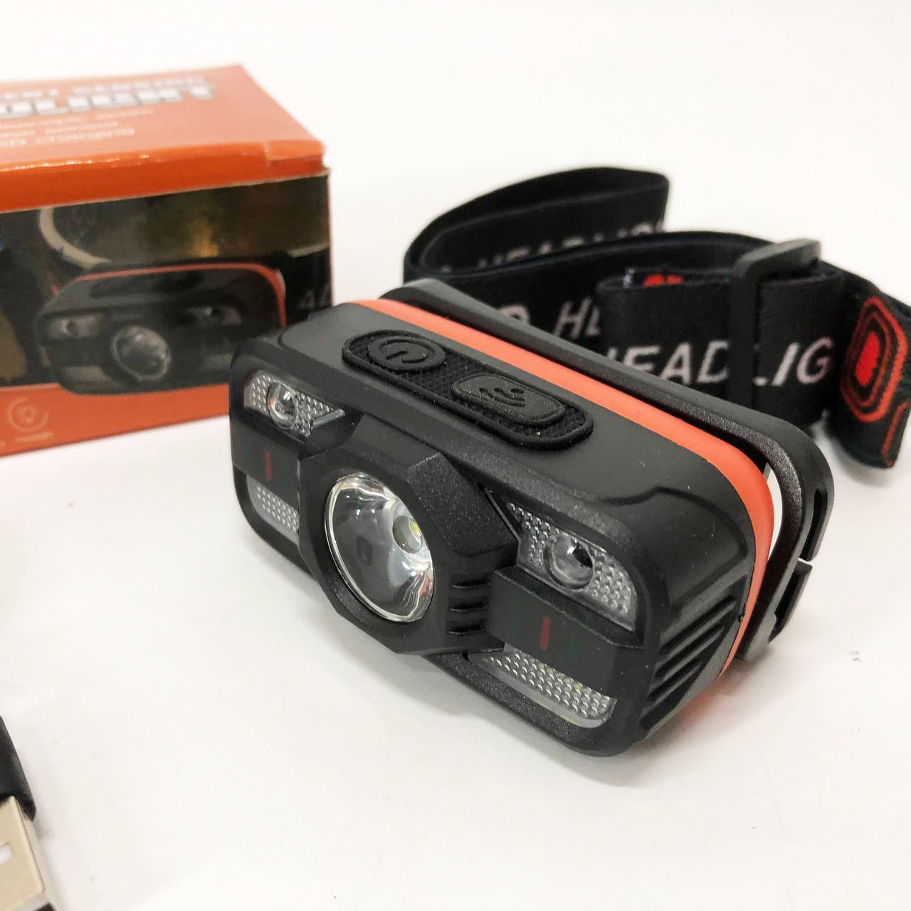 Налобный фонарь WH-0188, XPE+SMD, Налобный фонарь для туризма рыбалки и охоты, Налобная лампа