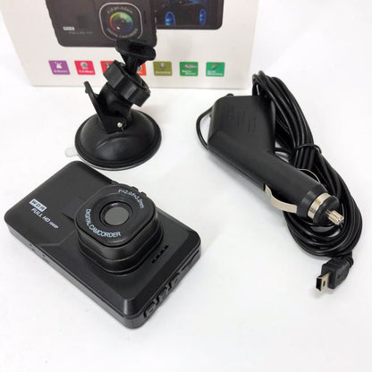 Автомобильный видеорегистратор 626-2, LCD 3, Angel Lens, 1080P Full HD, металлический корпус