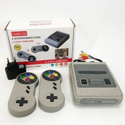 Игровая приставка с беспроводными джойстиками 3000 игр LH-35, Приставка игровая с удаленным управлением