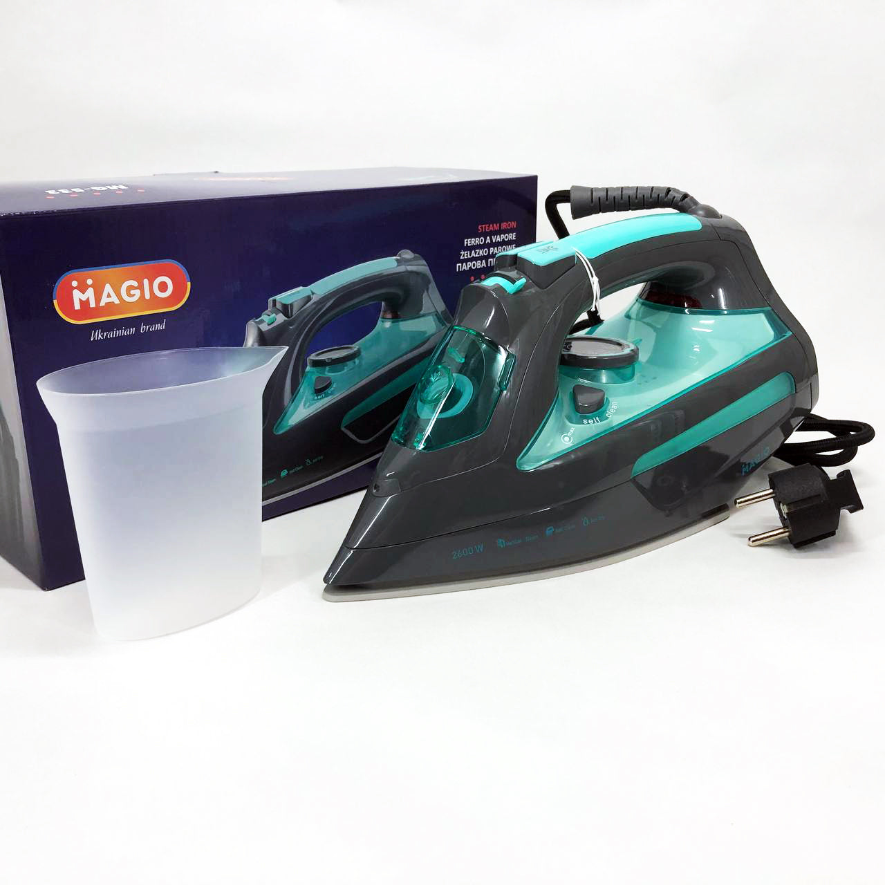 Утюг Magio MG-533, Эффективный паровой утюг для одежды, Паровой утюг для домашнего использования