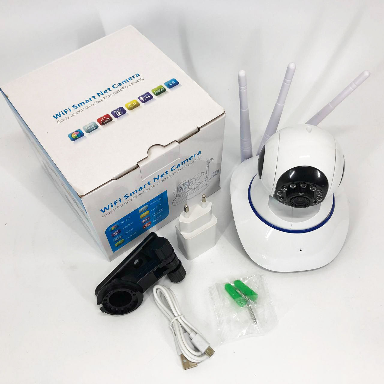 Комнатная IP камера 6030A/100SS 1mp, Поворотное устройство для камеры видеонаблюдения