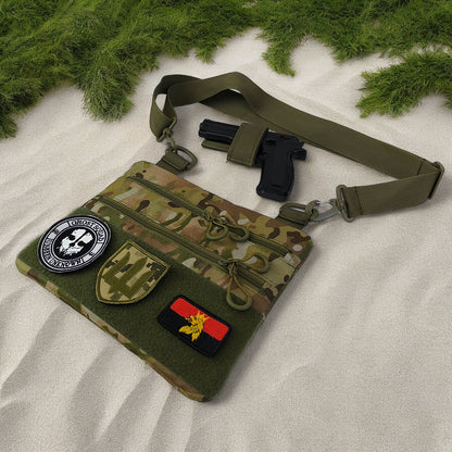 Мужская сумка тактическая нагрудная, Сумка через плечо военная, Тактический рюкзак через плечо