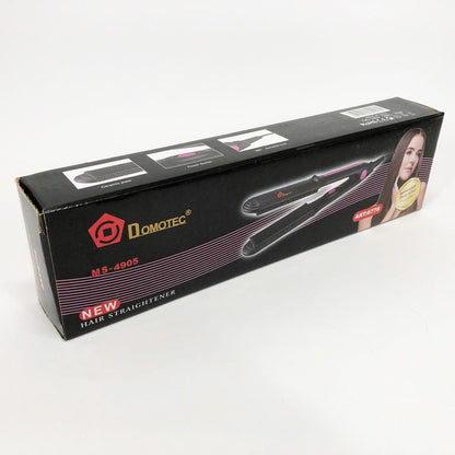 Щипцы, плойка утюжок DOMOTEC MS-4905, Щетка щипцы для выпрямления волос. Цвет: розовый