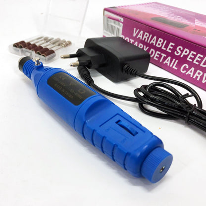 Ручний фрезер для нігтів SmartUs CBM-033 для манікюру та педикюру в домашніх умовах. Колір: синій