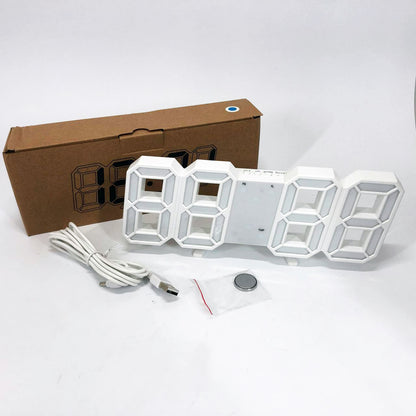 Часы настольные LY-1089 с белой подсветкой LED синие, Часы настольные профессиональные электронные