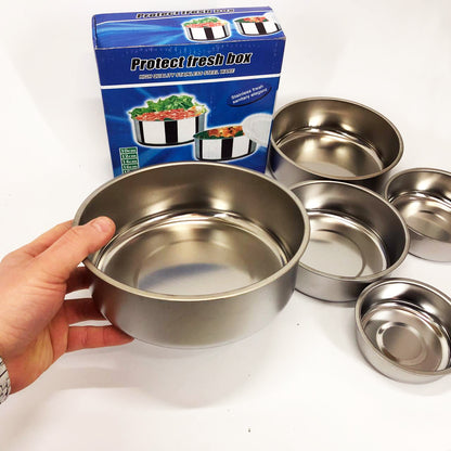 Набор пищевых контейнеров Unique UN-1515 5 шт из нержавеющей стали