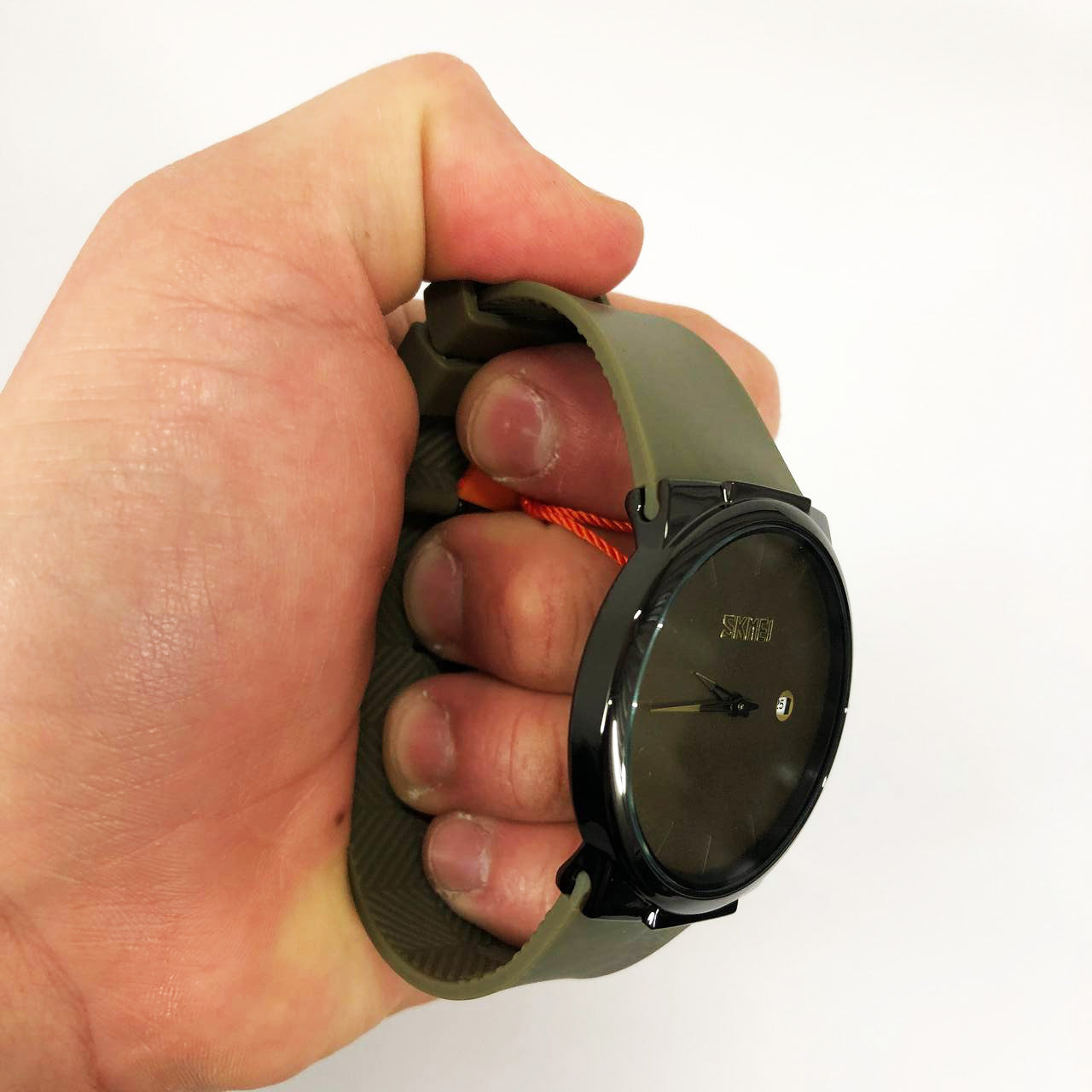 Часы наручные мужские SKMEI 1509AG, мужские круглые наручные часы, Оригинальные мужские часы