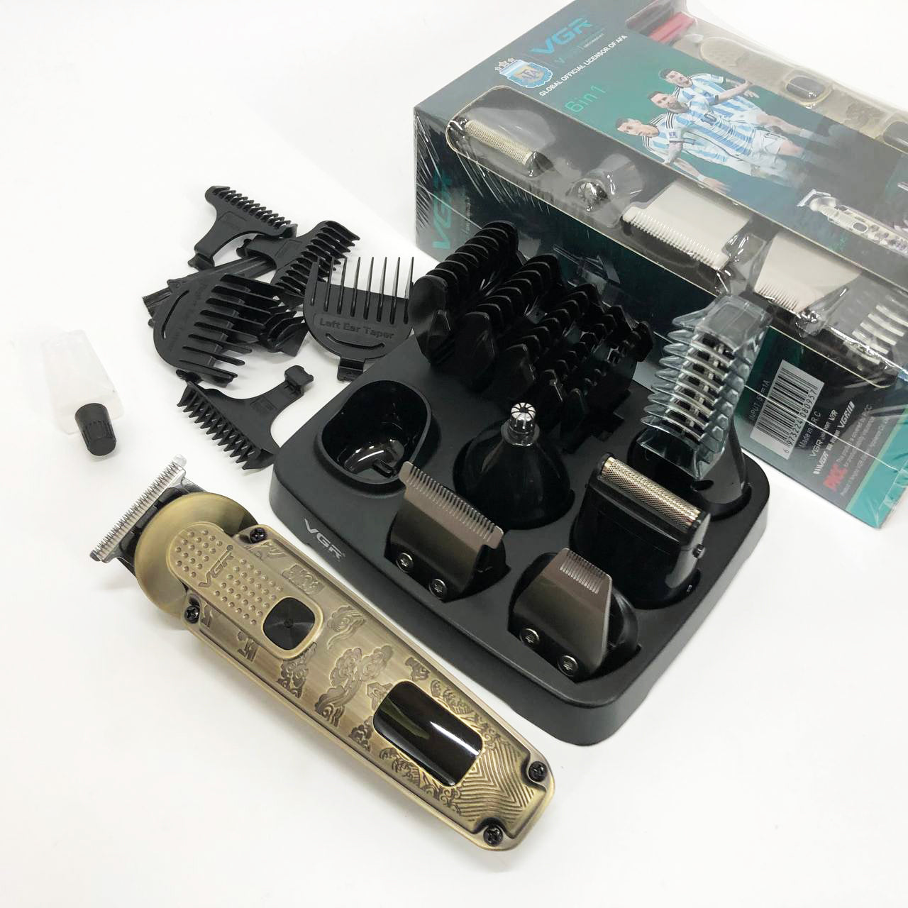 Набор для стрижки VGR 6 в 1 V-095, 16 насадок,  Многофункциональная аккумуляторная машинка для стрижки