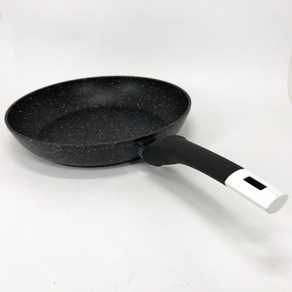 Сковорода UNIQUE UN-5137 28 см гранит темный, Сковорода с антипригарным покрытием для газовой плиты