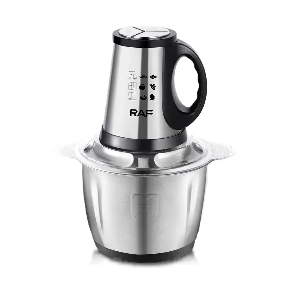 Блендер-измельчитель RAF R.7028 2 в 1, 300 Вт, 2 чаши, Бытовой мощный измельчитель продуктов