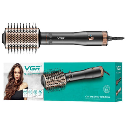 Электрический фен браш для укладки волос VGR V-494 2200 Вт. Цвет: черный