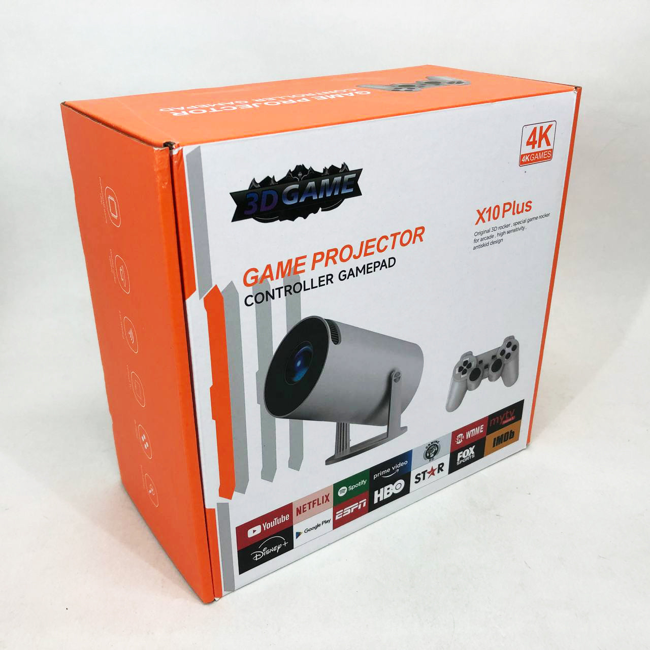 Смарт-проектор - ігрова приставка з джойстиками X10 Plus