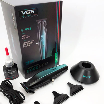 Машинка для стрижки волос с мощным мотором XPRO VGR V-992 с насадками 1-2-3 мм