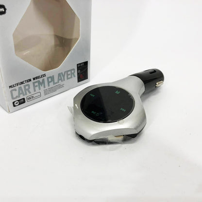 Трансмиттер Автомобильный FM модулятор FM H29 BT, Модулятор для мобильных устройств в авто. Цвет: серый