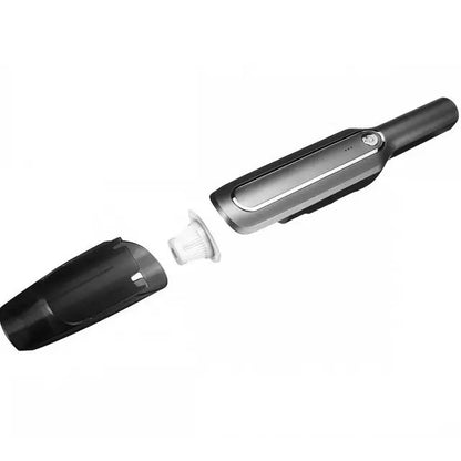 Пылесос для авто Car vacuum cleaner с аккумулятором, автомобильный пылесос беспроводной. Цвет: черный