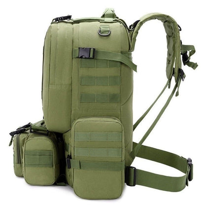 Сумка - подсумок тактическая поясная Tactical военная, сумка нагрудная с ремнем 5 литров кордура хаки