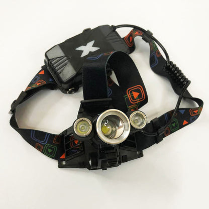 Фонарь налобный W602-T6-2XPE Bike с велокреплением 2x18650, светодиодный фонарь на лоб, сверхмощный