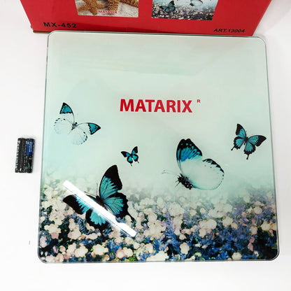Весы напольные MATARIX MX-452 180 кг, Весы напольные для измерения массы тела, Электронные весы бабочки