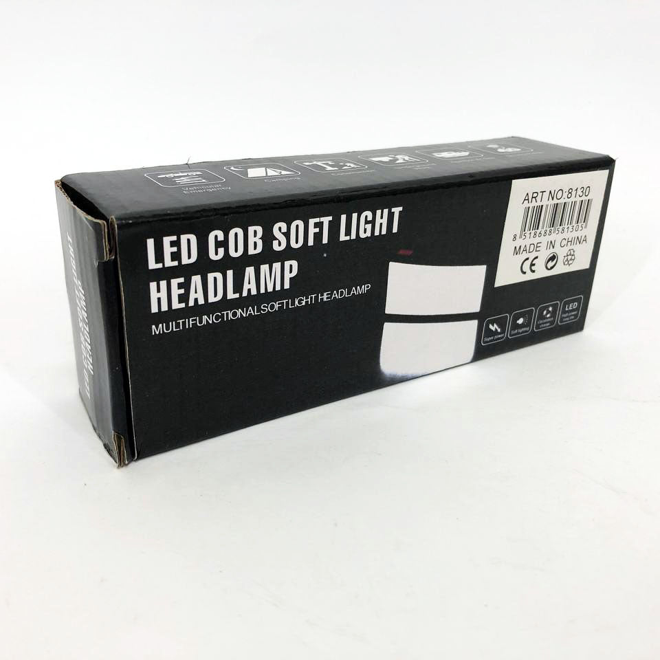 Налобный фонарик яркий рассеивающий для СТО Bailong BL-F007-COB, 3 режима, водостойкий, зарядка от USB