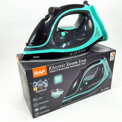 Утюг паровой RAF R.1250 с керамической подошвой и функцией самоочистки 2200 Вт. Цвет: синий