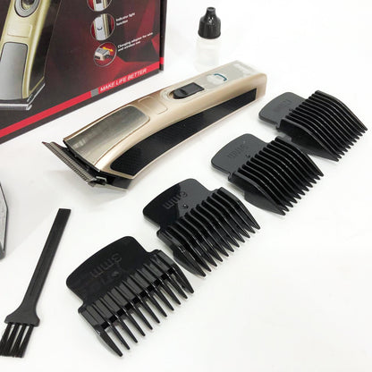 Машинка для стрижки Gemei GM-657 беспроводная с комплектом насадок, Парикмахерские машинки