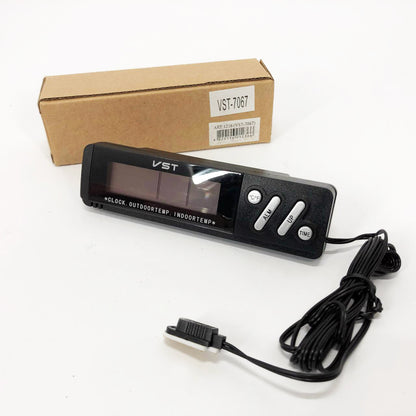 Часы с внутренним и наружным датчиком температуры VST-7067, Часы электронные с яркими цифрами настольные