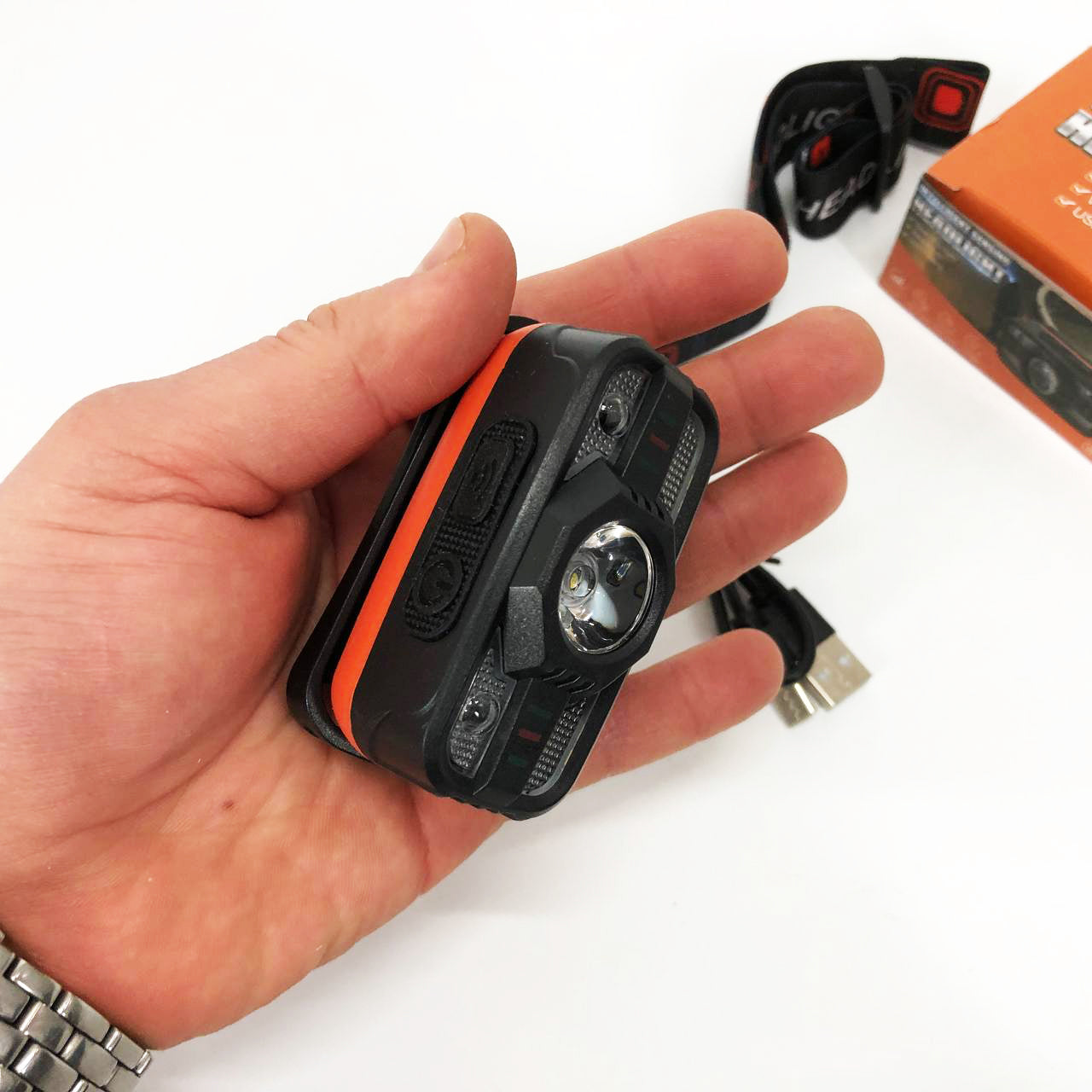 Налобный фонарь WH-0188, XPE+SMD, Налобный фонарь для туризма рыбалки и охоты, Налобная лампа