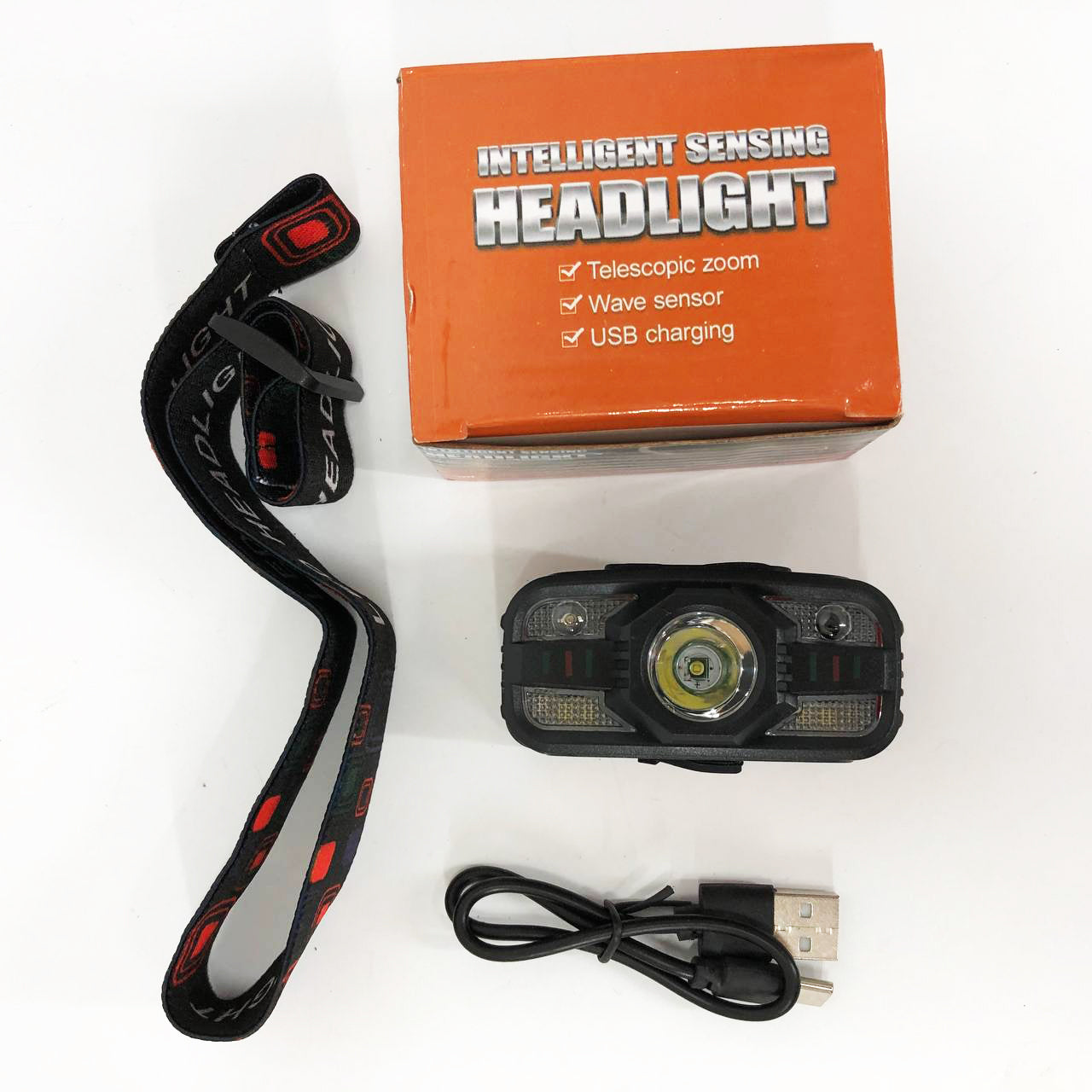 Налобный фонарь WH-0188, XPE+SMD, Налобный фонарь для туризма рыбалки и охоты, Налобная лампа