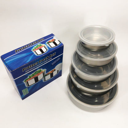 Набор пищевых контейнеров Unique UN-1515 5 шт из нержавеющей стали