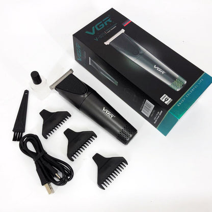 Машинка для стрижки VGR V-925, Профессиональная беспроводная машинка для стрижки волос, усов, бороды