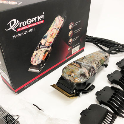 Профессиональная машинка для стрижки волос GEMEI GM-1018, Стильная машинка для стрижки, Тример для бороды