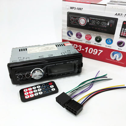 Автомагнитола MP3-1097 BT ISO со съемной панелью, Автомагнитола магнитола в авто с Usb сенсорная